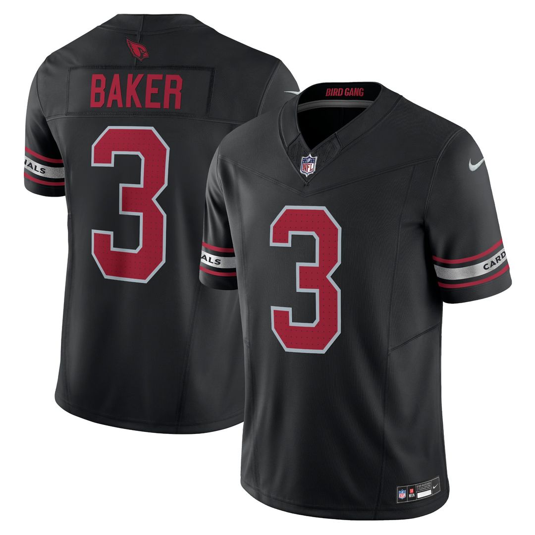 Men's Nike Arizona Cardinals Budda Baker Black Vapor F.U.S.E. Limited NFL Jersey