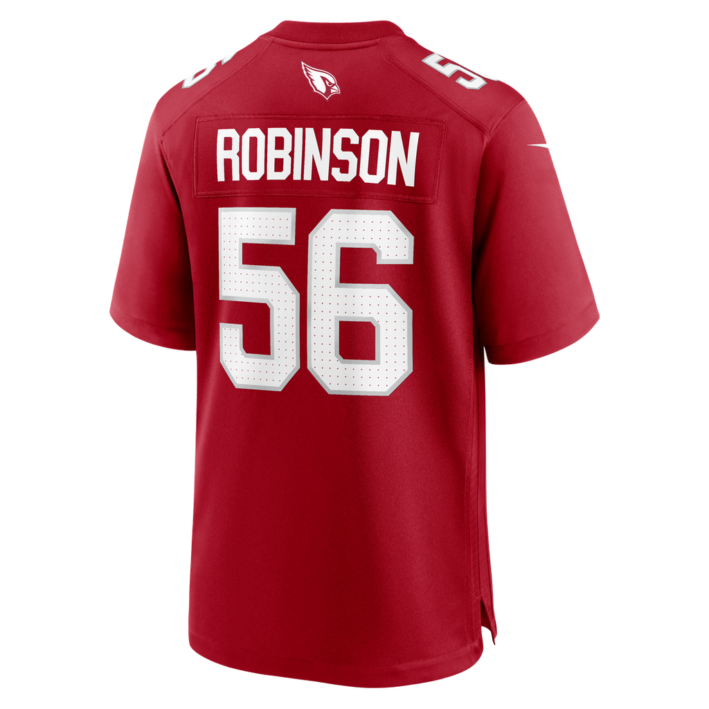 Men's Nike Arizona Cardinals Darius Robinson Cardinal Team Game NFL Jersey