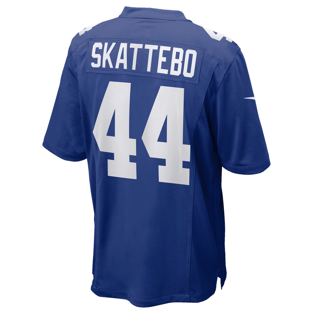Men's Nike New York Giants Cam Skattebo White Game NFL Jersey