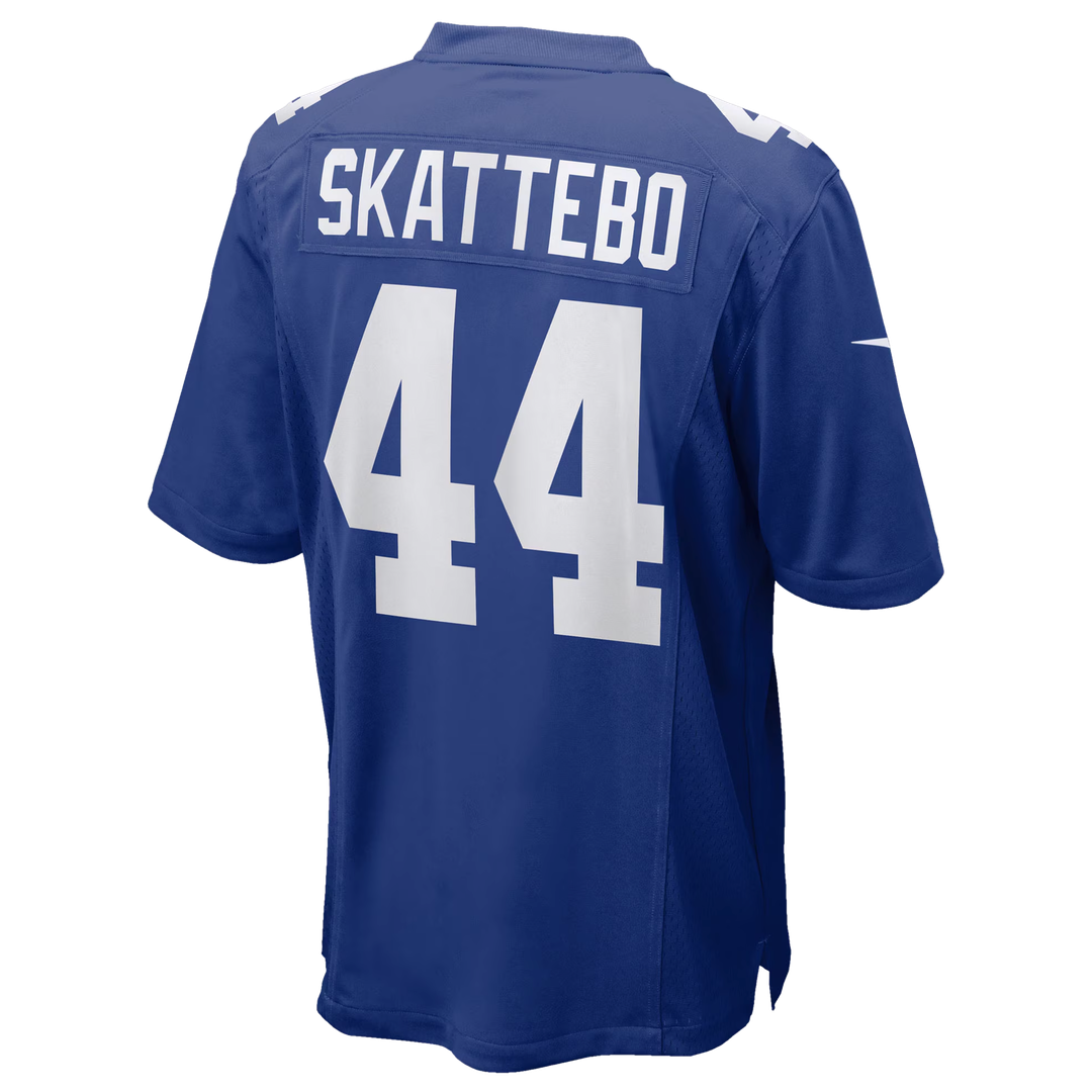 Men's Nike New York Giants Cam Skattebo White Game NFL Jersey