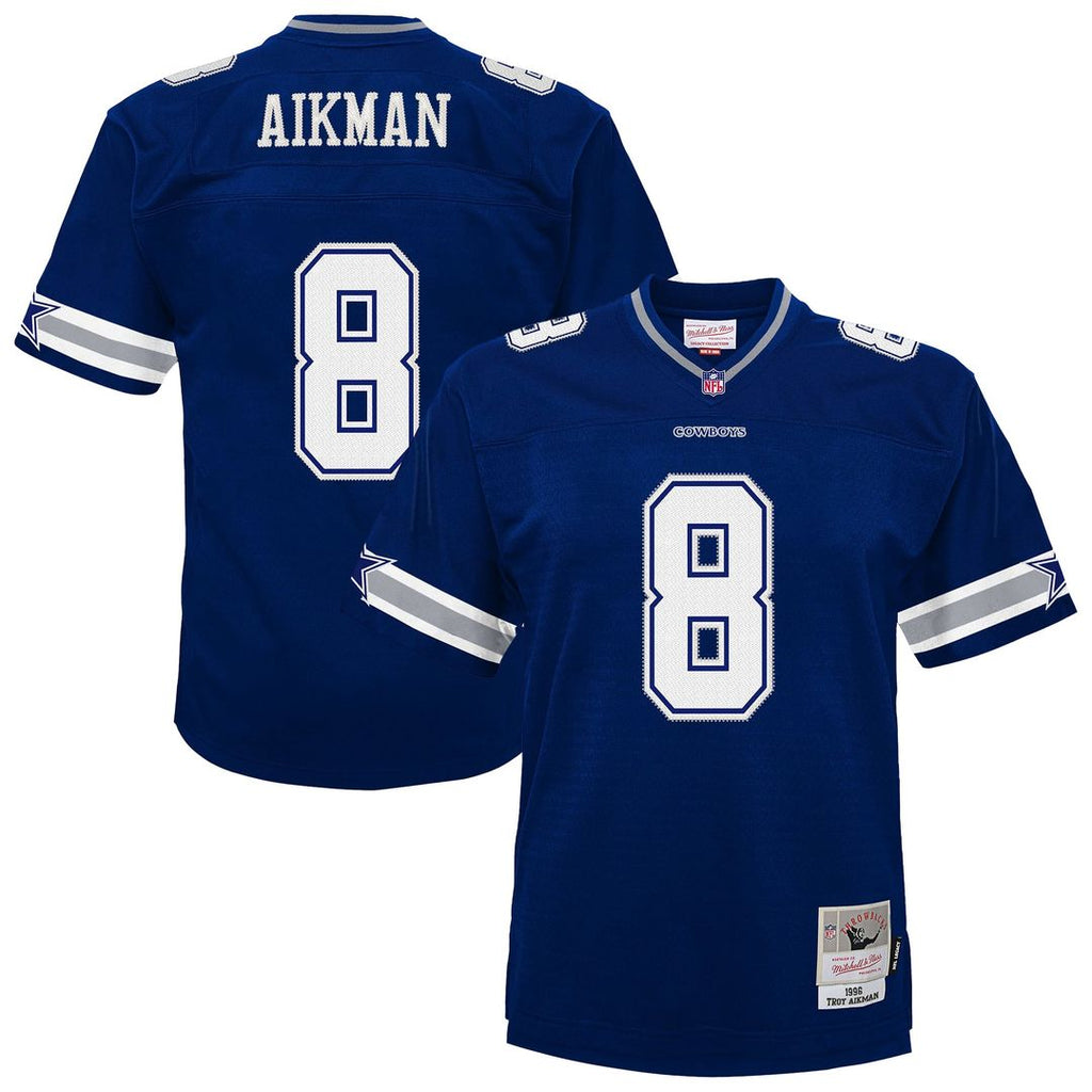Toddler Mitchell & Ness Dallas Cowboys Troy Aikman Navy 1996 Retired Legacy NFL Jersey