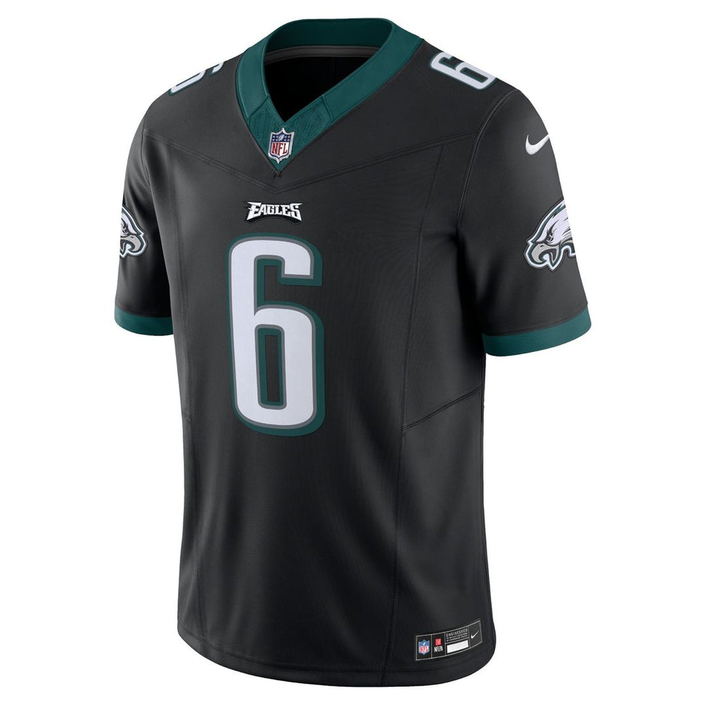 Men's Nike Philadelphia Eagles DeVonta Smith Black Vapor F.U.S.E. Limited NFL Jersey