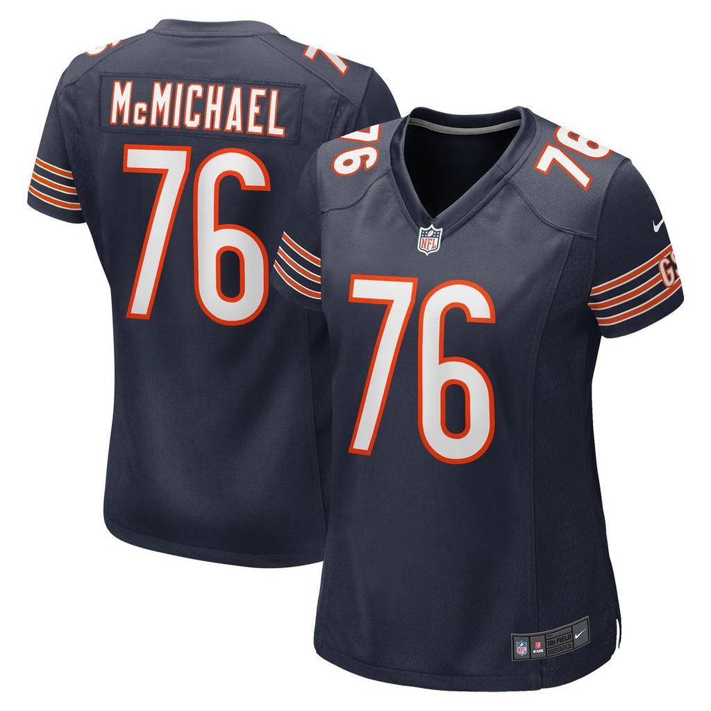 Women's Nike Chicago Bears Steve McMichael Navy Retired Player Game NFL Jersey