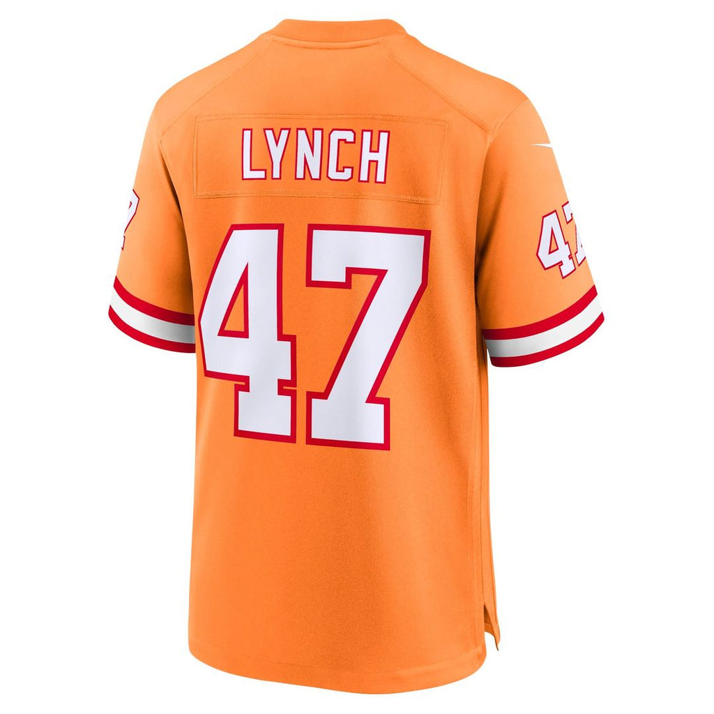 Youth Nike Tampa Bay Buccaneers John Lynch Orange Retired Player Game NFL Jersey