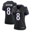 Women's Nike Baltimore Ravens Lamar Jackson Black Alternate Game NFL Jersey