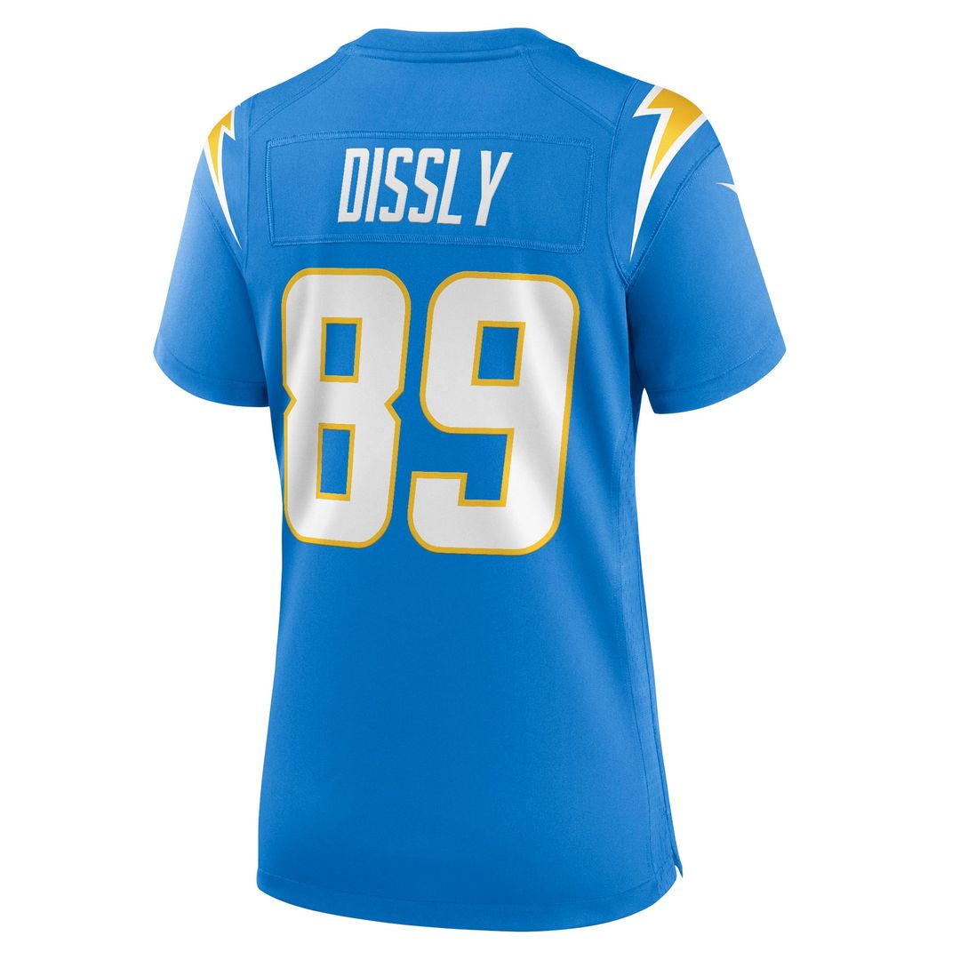Women's Nike Los Angeles Chargers Will Dissly Powder Blue Team Game NFL Jersey