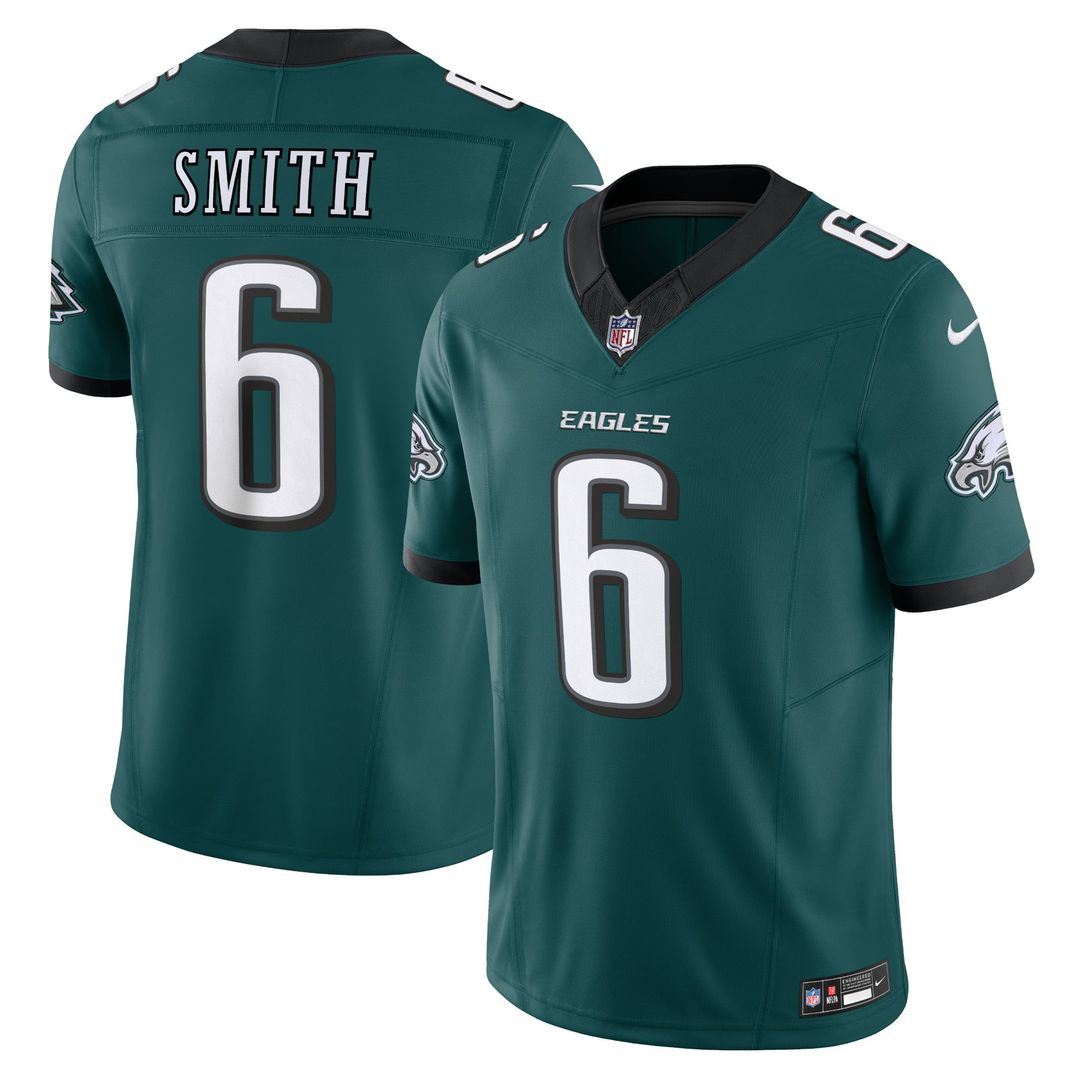 Men's Nike Philadelphia Eagles DeVonta Smith Black Alternate Vapor F.U.S.E. Limited NFL Jersey