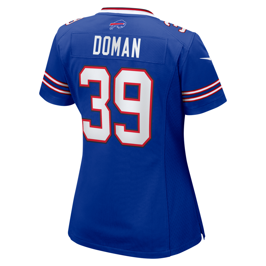 Women's Nike Buffalo Bills Tommy Doman Royal Team Game NFL Jersey