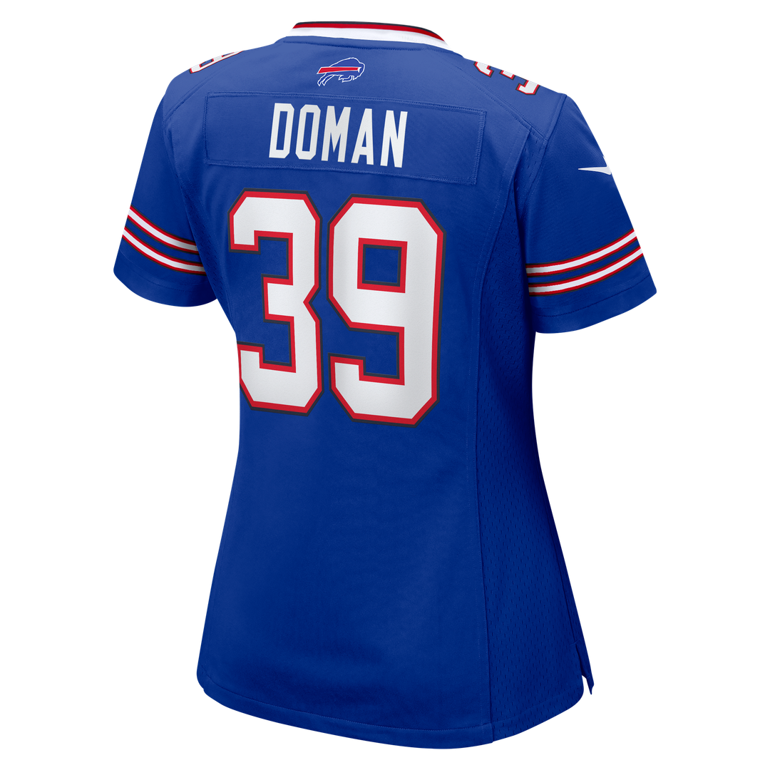 Women's Nike Buffalo Bills Tommy Doman Royal Team Game NFL Jersey