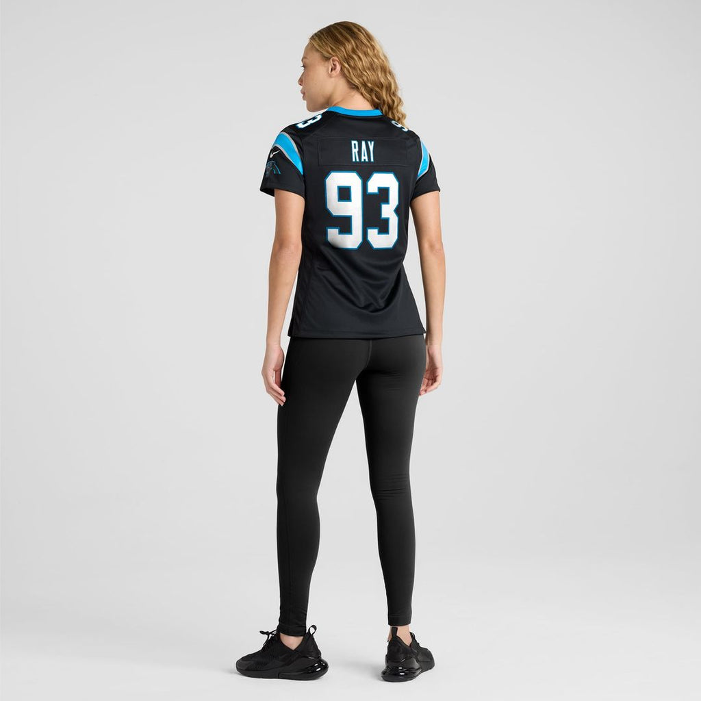 Women's Nike Carolina Panthers LaBryan Ray Black Team Game NFL Jersey