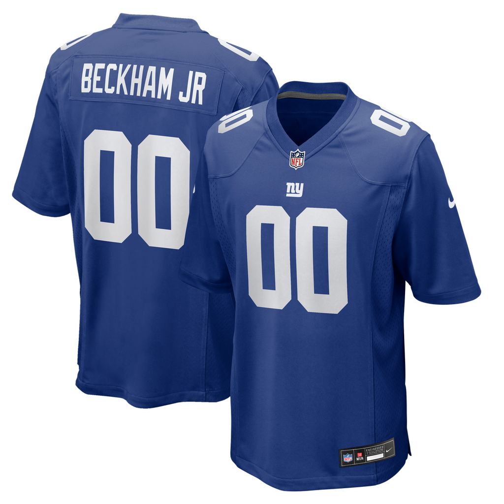 Men's Nike New York Giants Odell Beckham Jr. Royal Team Game NFL Jersey