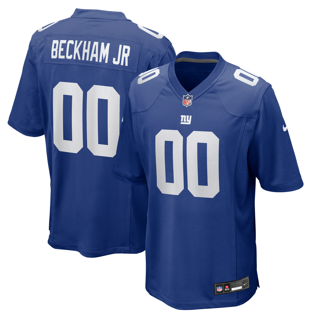 Men's Nike New York Giants Odell Beckham Jr. Royal Team Game NFL Jersey