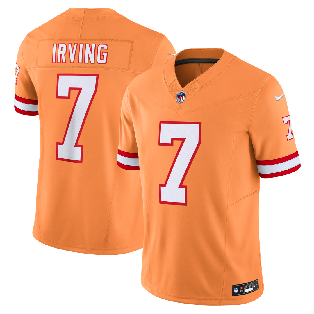 Men's Nike Tampa Bay Buccaneers Bucky Irving '76 White Vapor F.U.S.E. Player Limited NFL Jersey