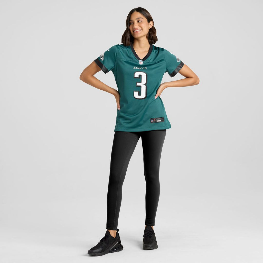 Women's Nike Philadelphia Eagles Nolan Smith Midnight Green Team Game NFL Jersey