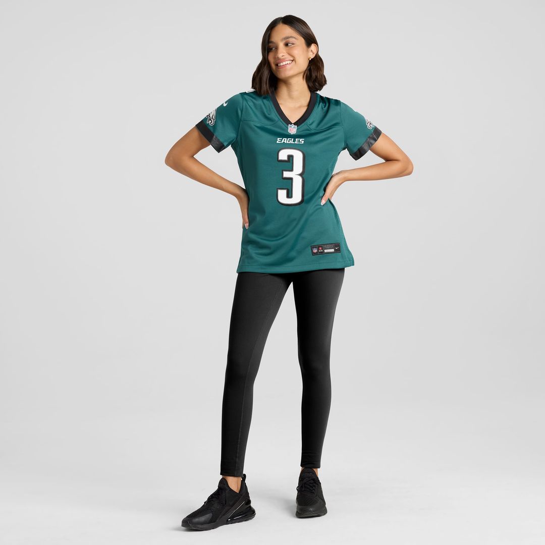 Women's Nike Philadelphia Eagles Nolan Smith Midnight Green Team Game NFL Jersey