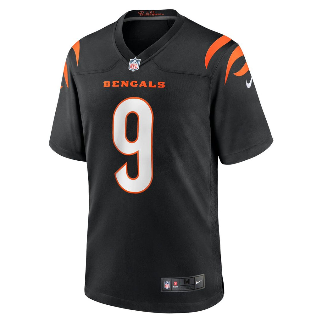 Men's Nike Cincinnati Bengals Joe Burrow Orange Alternate Game NFL Jersey