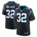 Men's Nike Carolina Panthers Trevin Wallace Black Team Game NFL Jersey