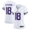 Women's Nike Minnesota Vikings Justin Jefferson White Alternate Game Player NFL Jersey