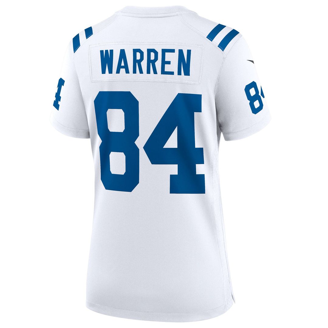 Women's Nike Indianapolis Colts Tyler Warren White Game NFL Jersey