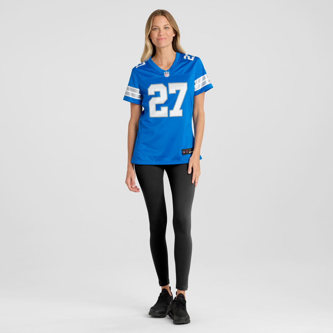 Women's Nike Detroit Lions Arthur Maulet Blue Team Game NFL Jersey