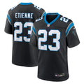 Men's Nike Carolina Panthers Trevor Etienne Black Team Game NFL Jersey