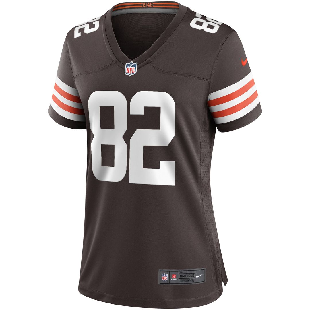 Women's Nike Cleveland Browns Ozzie Newsome Brown Game Retired Player NFL Jersey