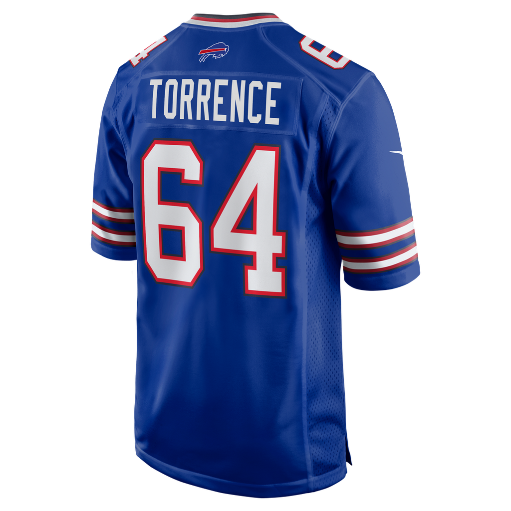 Men's Nike Buffalo Bills O'Cyrus Torrence Royal Home Game NFL Jersey