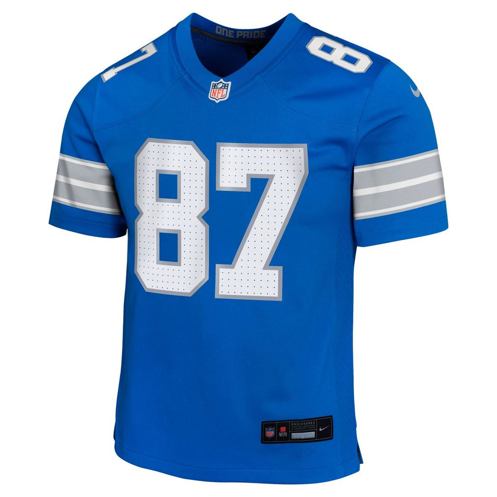 Youth Nike Detroit Lions Sam LaPorta Black Game NFL Jersey