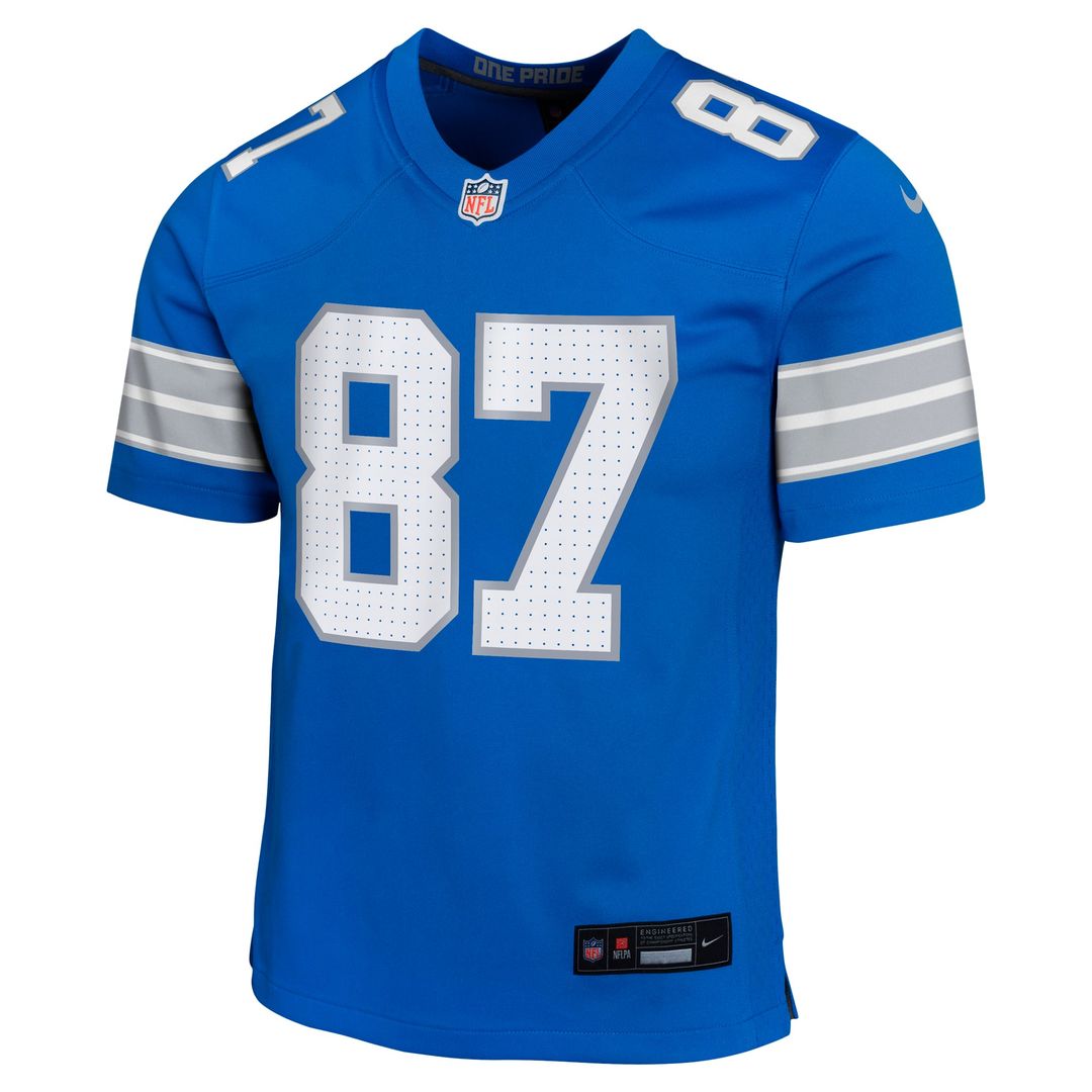 Youth Nike Detroit Lions Sam LaPorta Black Game NFL Jersey