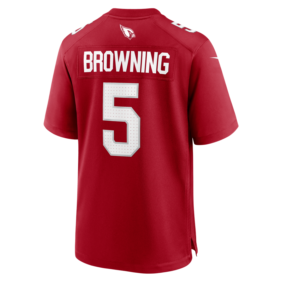 Men's Nike Arizona Cardinals Baron Browning Cardinal Team Game NFL Jersey
