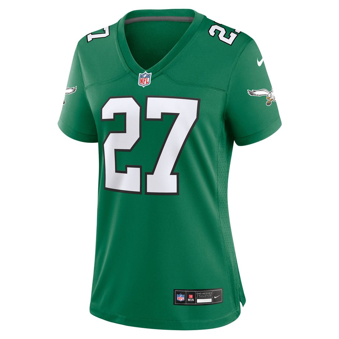 Women's Nike Philadelphia Eagles Quinyon Mitchell Kelly Green Alternate Game NFL Jersey
